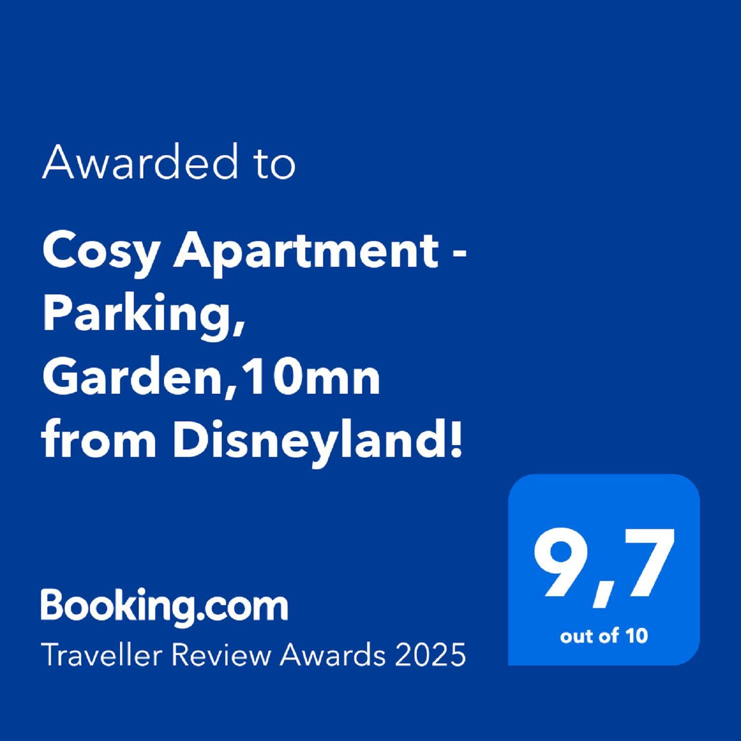 Cosy Apartment - Parking, Garden,10Mn From Disneyland! 蒙泰夫兰 外观 照片